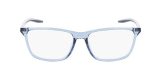 Nike Nike 7018 Men Blue Rectangle Eyeglasses