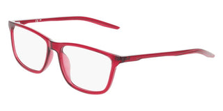 Nike Nike 7018 Men Red Rectangle Eyeglasses
