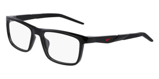 Nike Nike 7057 Men Black Rectangle Eyeglasses