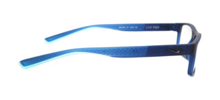 Nike Nike 7090 Men Blue Geometric Eyeglasses