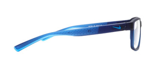 Nike Nike 7092 Men Blue Geometric Eyeglasses