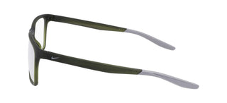 Nike NIKE 7116 N men Green Rectangle Eyeglasses