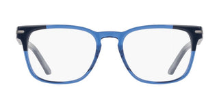 Nike Nike 7180 Unisex Blue Rectangle Eyeglasses