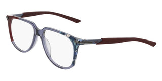 Nike Nike 7309 Unisex Blue Geometric Eyeglasses