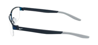 Nike 8153 men Black Rectangle Eyeglasses
