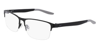 Nike 8153 men Black Rectangle Eyeglasses