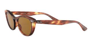 Ray-Ban NINA RB 4314N women Havana Cat Eye Sunglasses
