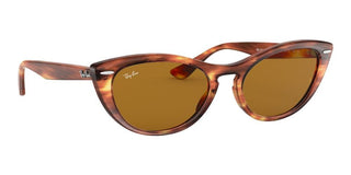 Ray-Ban NINA RB 4314N women Havana Cat Eye Sunglasses