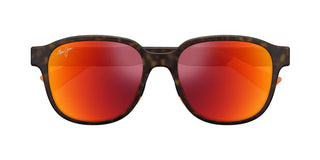 Maui Jim Noa Af Mj0649sa Unisex Havana Squared Sunglasses