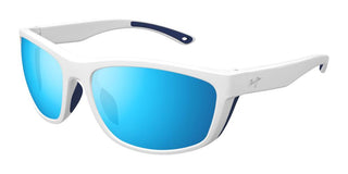 Maui Jim Nuu Landing Mj0869s Unisex White Sports Sunglasses