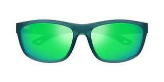 Maui Jim Nuu Landing Mj0869s Unisex Green Sports Sunglasses