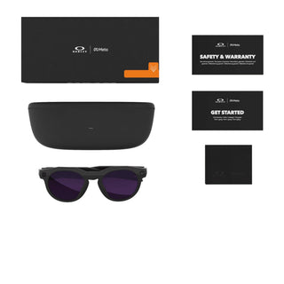 Oakley Oakley Meta Ow 8002 Hstn Unisex Black Pantos Sunglasses