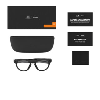 Oakley OAKLEY META OW 8002 HSTN unisex Black Pantos Sunglasses