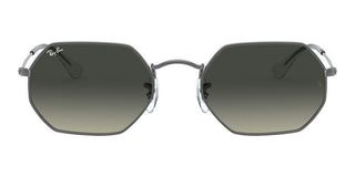 Ray-Ban OCTAGONAL RB 3556N unisex Ruthenium Geometric Sunglasses