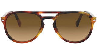 Persol OFFICINA PO 3235S unisex Havana Pilot Sunglasses