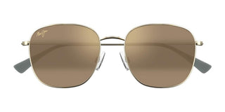Maui Jim Olali Af Mj0657sa Unisex Gold Geometric Sunglasses
