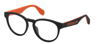 Adidas Originals Or5008 Unisex Black Round Eyeglasses