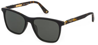 Police ORIGINS 1 SPL872Z unisex Havana Squared Sunglasses