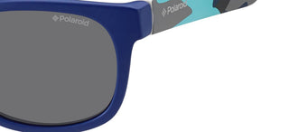 Polaroid P0300 Kids Children Blue Squared Sunglasses