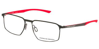 Porsche Design P8772 Men Black Rectangle Eyeglasses
