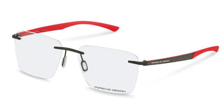 Porsche Design P8774 Unisex Black Rectangle Eyeglasses