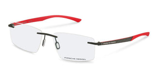 Porsche Design P8774 Unisex Black Rectangle Eyeglasses
