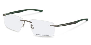 Porsche Design P8774 Unisex Grey Rectangle Eyeglasses