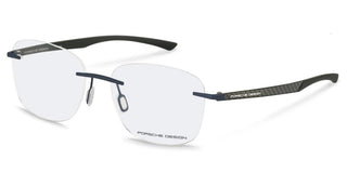 Porsche Design P8774 Unisex Blue Rectangle Eyeglasses