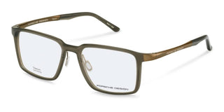 Porsche Design P8778 Men Brown Squared Eyeglasses