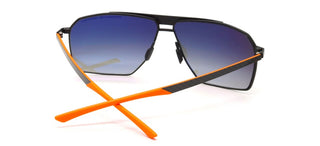 Porsche Design P8977 Unisex Black Geometric Sunglasses