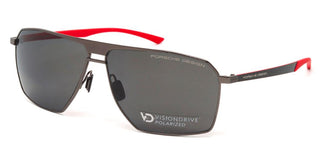 Porsche Design P8977 Unisex Grey Geometric Sunglasses