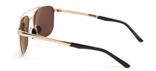 Porsche Design P8984 Unisex Gold Squared Sunglasses