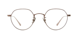 GARRETT LEIGHT PATRICK unisex Brown Round Eyeglasses