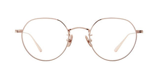 GARRETT LEIGHT PATRICK unisex Rose gold Round Eyeglasses