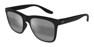 Maui Jim Pehu Mj0602s Unisex Black Squared Sunglasses