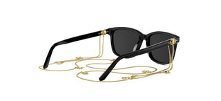 DIOR PETIT CD S2I + CHAIN men Black Geometric Sunglasses