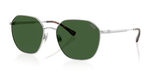 Polo Ralph Lauren Ph3160 Men Silver Geometric Sunglasses