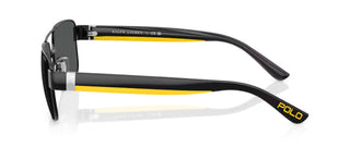 Polo Ralph Lauren Ph3161 Men Black Rectangle Sunglasses