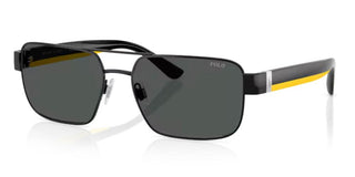 Polo Ralph Lauren Ph3161 Men Black Rectangle Sunglasses