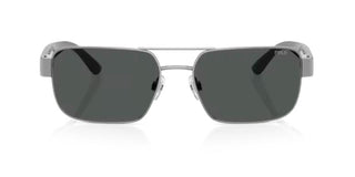 Polo Ralph Lauren Ph3161 Men Silver Rectangle Sunglasses