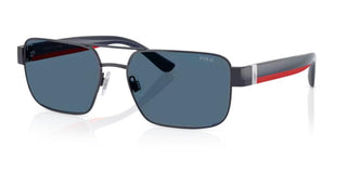 Polo Ralph Lauren Ph3161 Men Blue Rectangle Sunglasses