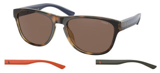 Polo Ralph Lauren PH 4180U unisex Havana Squared Sunglasses