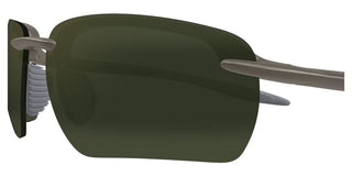 Maui Jim Pi'o Mj0336s Unisex Brown Geometric Sunglasses