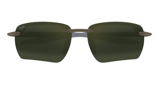 Maui Jim PI'O MJ0336S unisex Brown Geometric Sunglasses