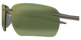 Maui Jim PI'O MJ0336S unisex Brown Geometric Sunglasses