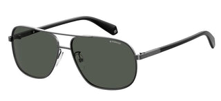 Polaroid PLD 2074/S/X men Ruthenium Squared Sunglasses