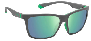 Polaroid PLD 2126/S men Grey Squared Sunglasses