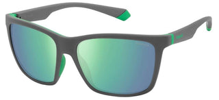 Polaroid PLD 2126/S men Grey Squared Sunglasses