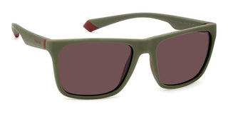 Polaroid PLD 2141/S unisex Green Squared Sunglasses