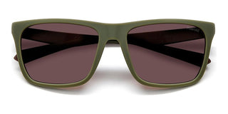 Polaroid PLD 2141/S unisex Green Squared Sunglasses